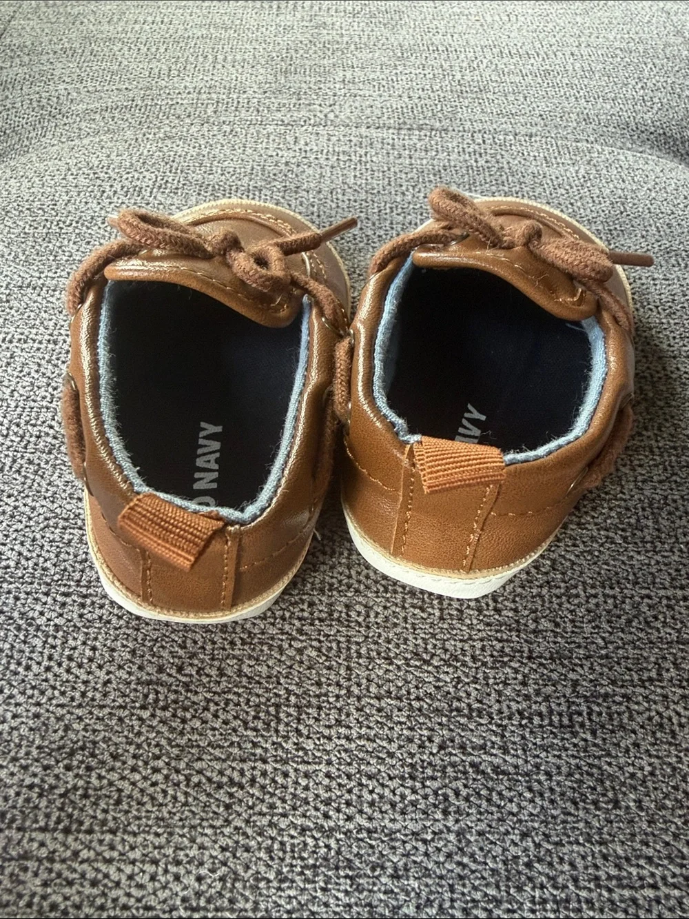 Old Navy Brown Baby Boat-Style Walker Shoes